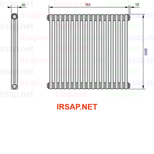 Радиатор IRSAP Tesi 22000/17 T12 CL 01